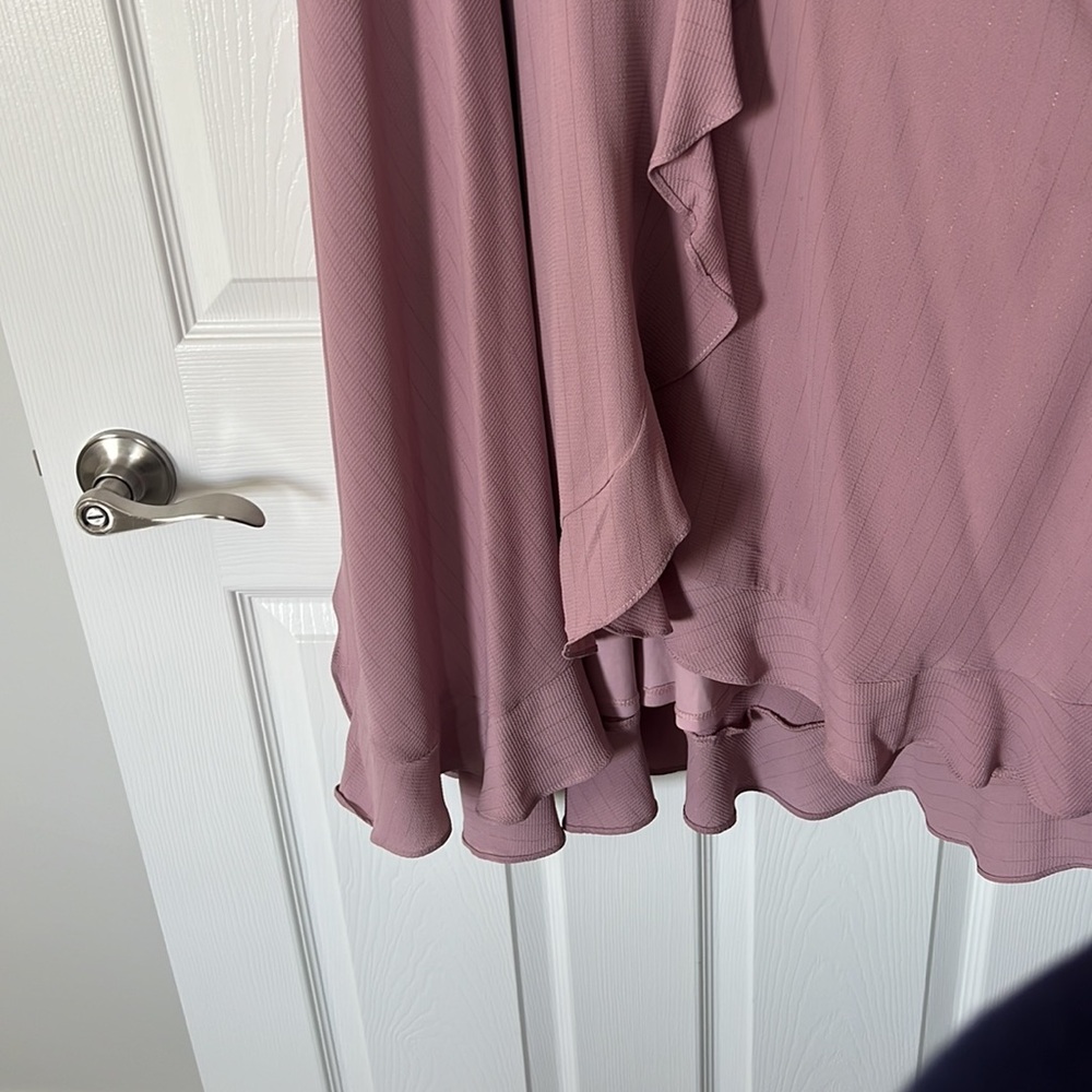 Mauve Ruffle Dress - Picture 7 of 9
